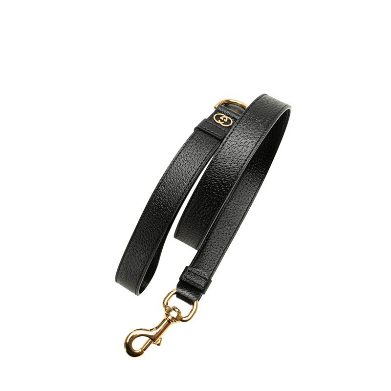 新品　GUCCI インターロッキングG ドッグリード グッチ インターロッキングG 692949 犬 リード レザー レッド