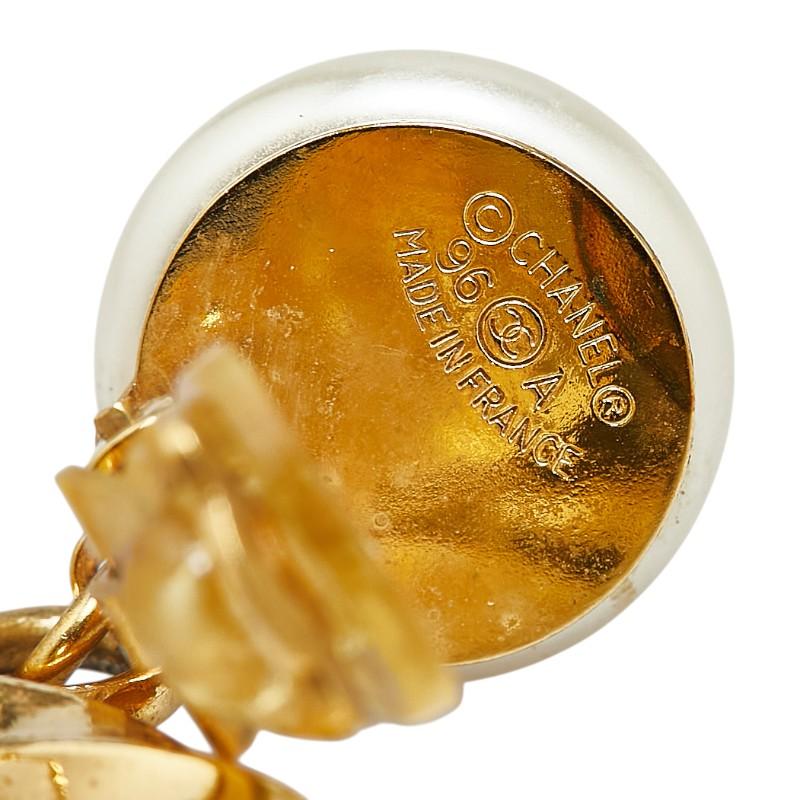 CHANEL シャネル ヴィンテージ ココマーク ビックフープ イヤリング 