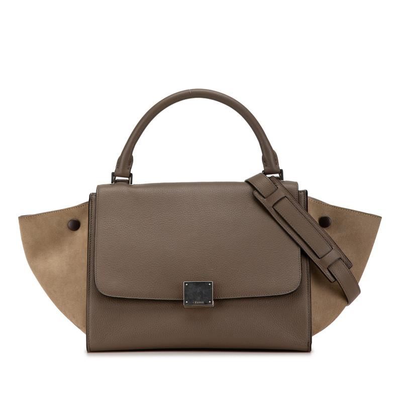 CELINE セリーヌ トラペーズ スモール ハンドバッグ ショルダー