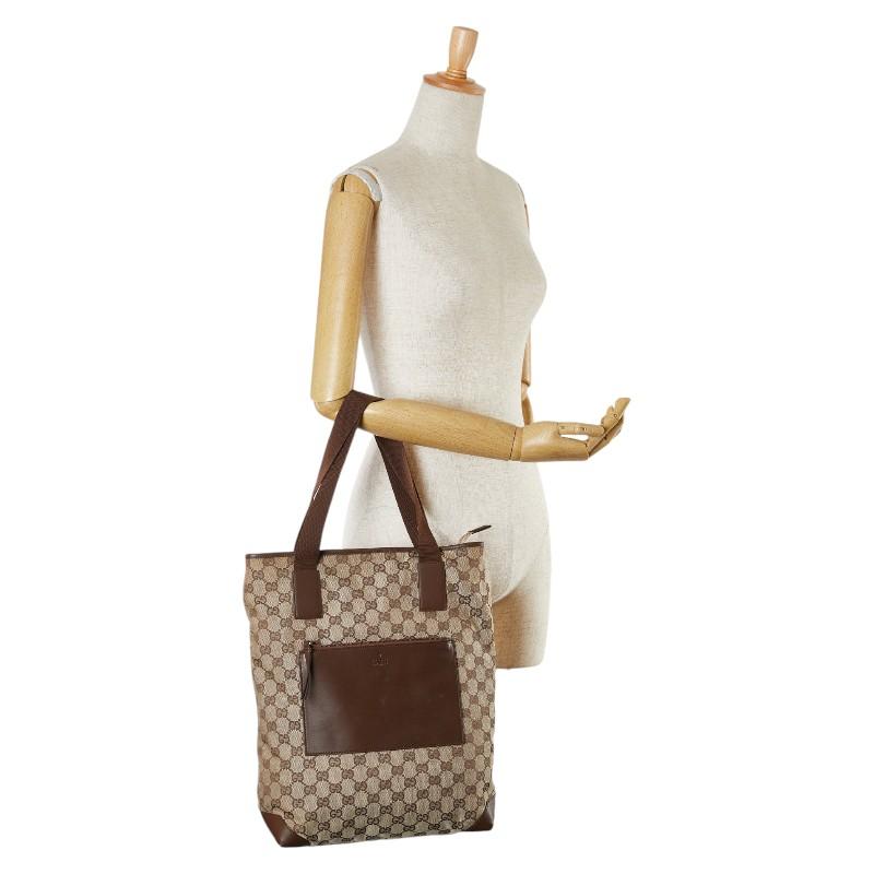 GUCCI（グッチ） GGキャンバス トートバッグ 28892 ブラウン