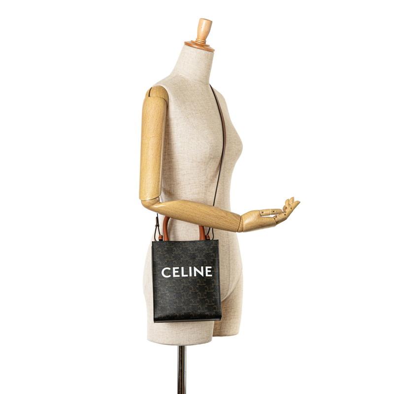 CELINE（セリーヌ） トリオンフ ミニ バーティカル カバ ハンドバッグ