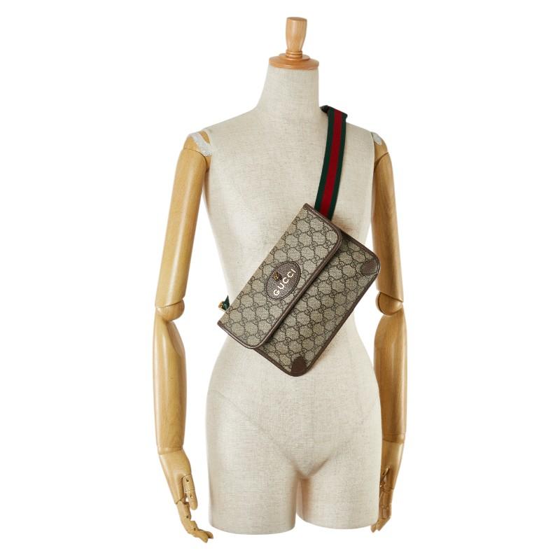 新品未使用 GUCCI グッチ ボディバッグ GGスプリーム シェリーライン GUCCI グッチ GGスプリーム ネオヴィンテージ シェリーライン