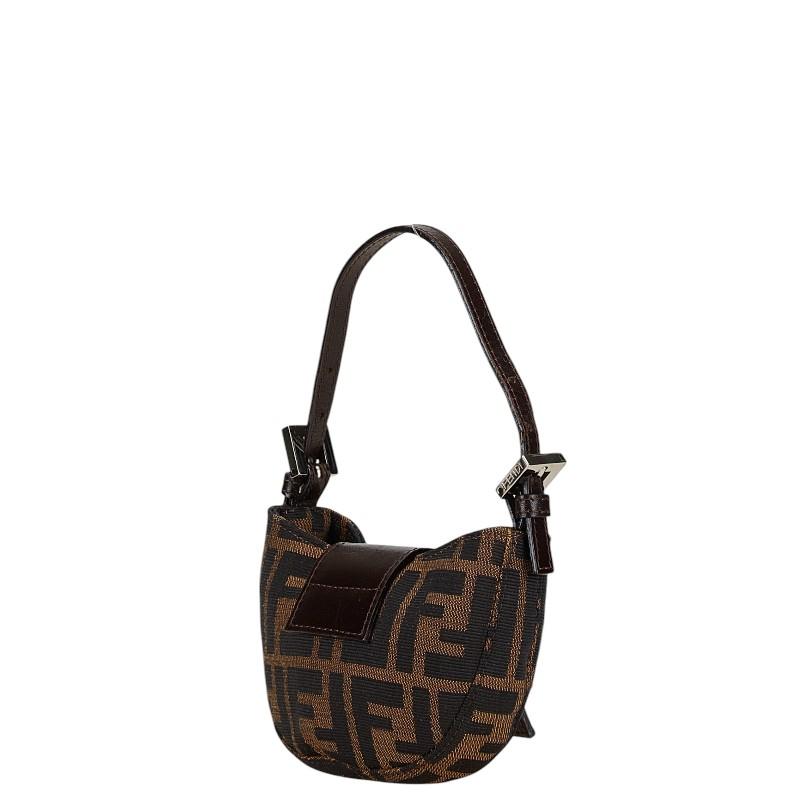 FENDI フェンディ ズッカ ミニクロワッサン ハンドバッグ 26673 FENDI フェンディ ズッカ ミニクロワッサン ハンドバッグ 26673