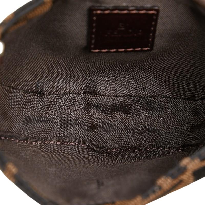 FENDI フェンディ ズッカ ミニクロワッサン ハンドバッグ 26673 FENDI フェンディ ズッカ ミニクロワッサン ハンドバッグ 26673