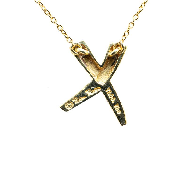 TIFFANY パロマ・ピカソ キスクロス K18YG イエローゴールド