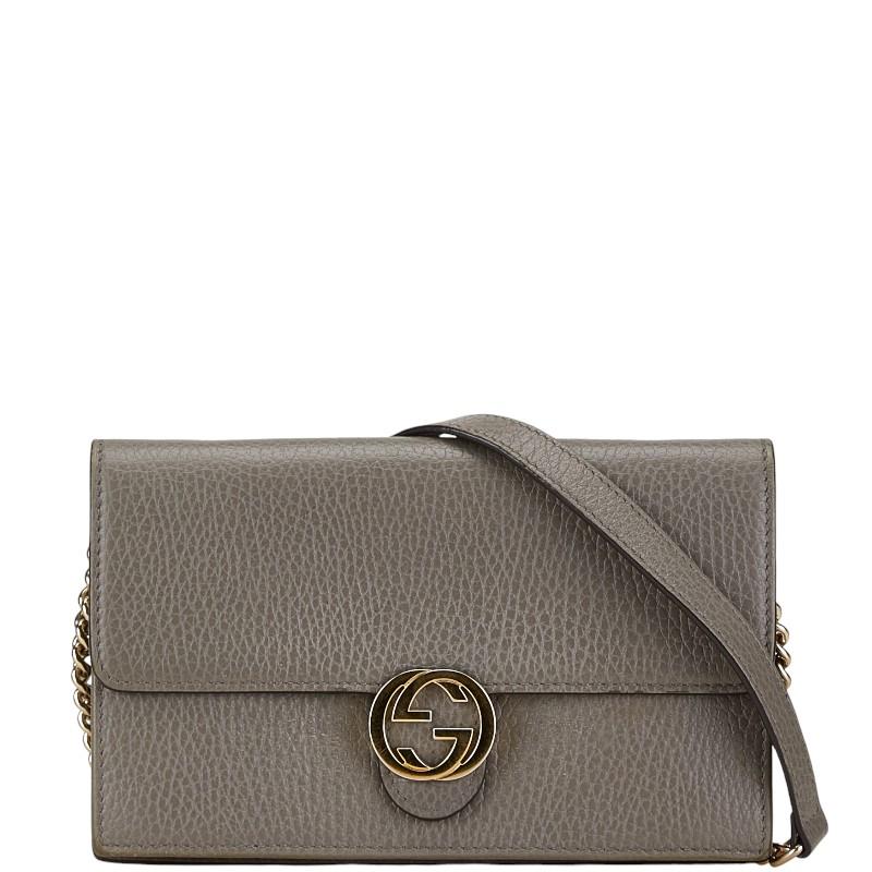 GUCCI グッチ インターロッキングG チェーンウォレット 長財布 510314  