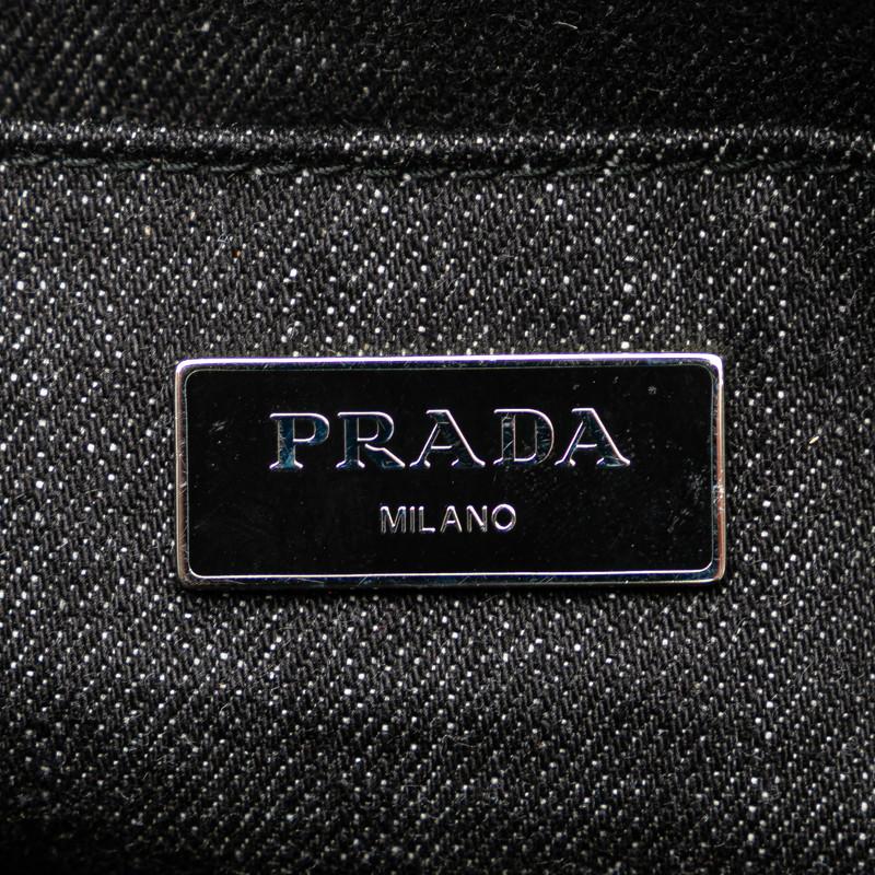 PRADA（プラダ） カナパ スタッズ ビジュー ハンドバッグ ショルダー