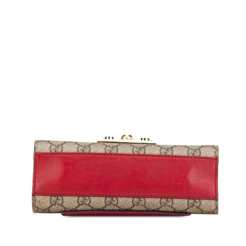 GUCCI グッチ GGスプリーム チェーン ショルダーバッグ 409487 レッド