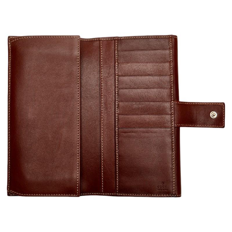GUCCI（グッチ） ホースビット 長財布 137375 ブラウン レザー