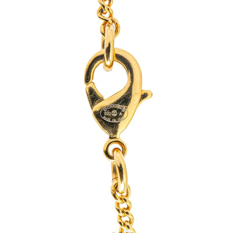 CHANEL シャネル ロゴ刻印 ココマーク ネックレス ゴールド CHANEL シャネル ロゴ刻印 ココマーク ネックレス ゴールド