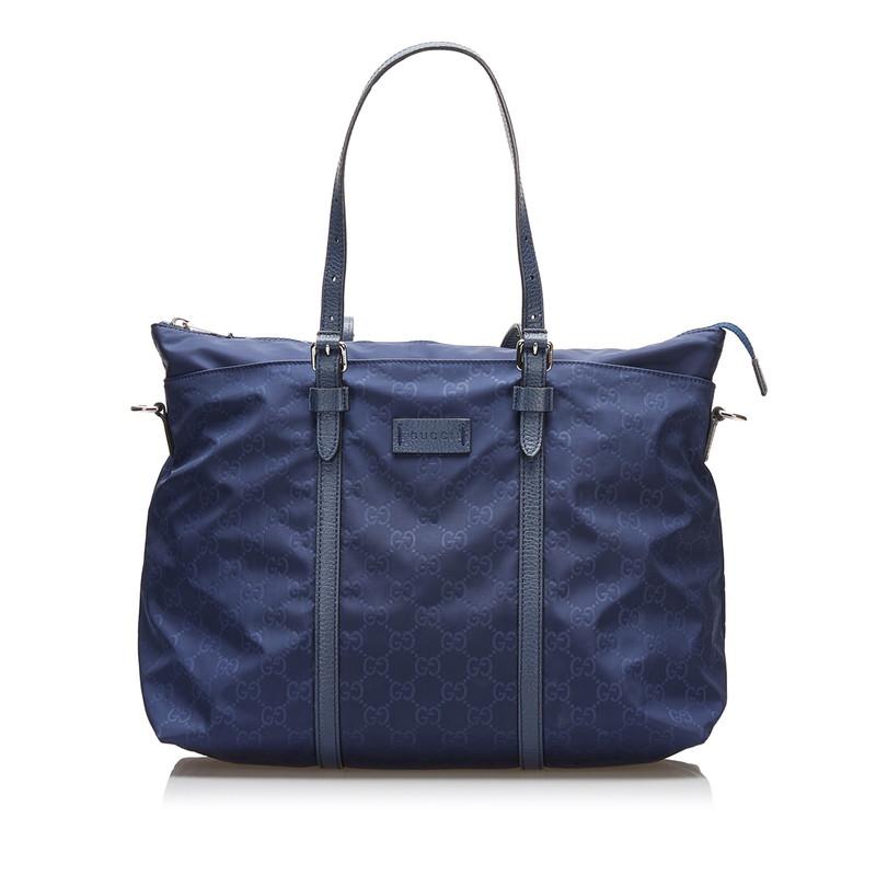 GUCCI（グッチ） GGナイロン トートバッグ ショルダーバッグ 2WAY