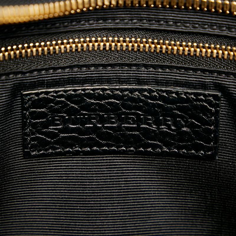 BURBERRY バーバリー ゴールド金具 ハンドバッグ ショルダー BURBERRY バーバリー ゴールド金具 ハンドバッグ ショルダー