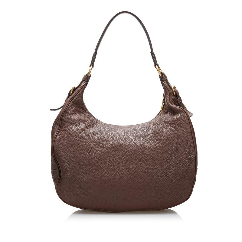 PRADA（プラダ） ショルダーバッグ B4311M BRUCIATO ブラウン レザー