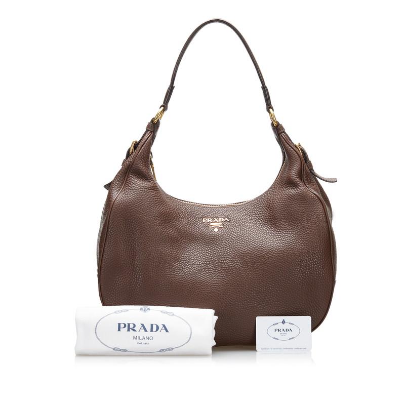 PRADA（プラダ） ショルダーバッグ B4311M BRUCIATO ブラウン レザー 