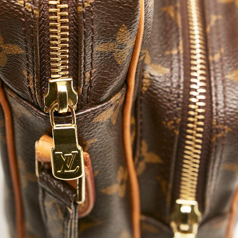 LOUIS VUITTON ルイヴィトン アマゾン ベタ無 斜め掛けOK ヴィンテージ モノグラム ショルダーバッグ PVC/ヌメ革 ブラウン レディース【中古】 綺麗 LOUIS VUITTON ルイヴィトン アマゾン ベタ無 斜め掛けOK