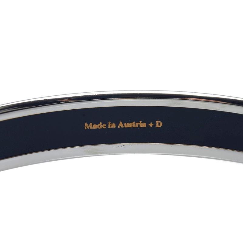 HERMES（エルメス） エマイユPM カレーシュ ブレスレット ネイビー