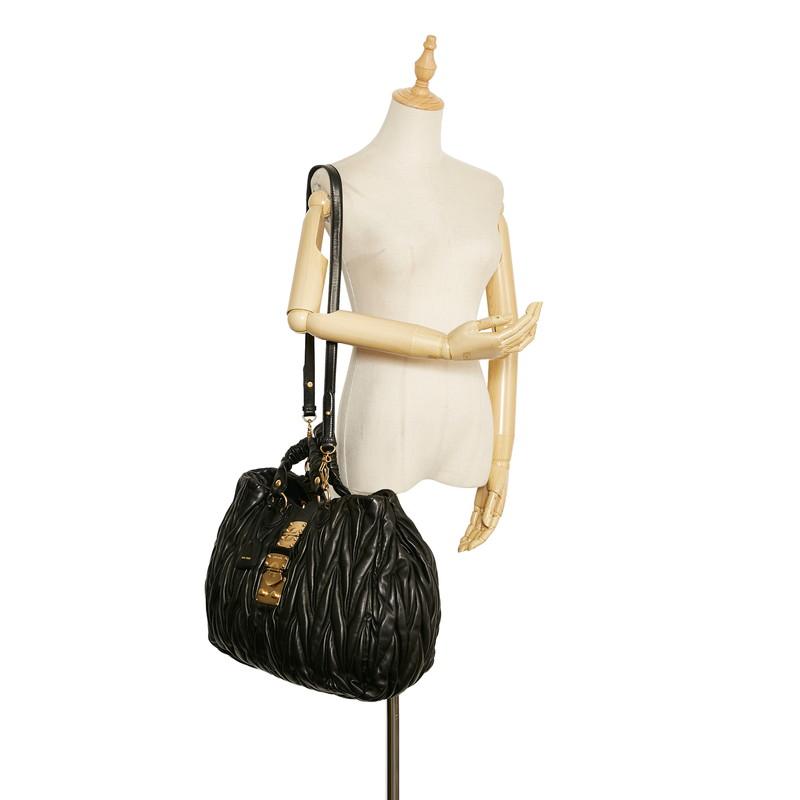 miu miu（ミュウミュウ） マテラッセ ハンドバッグ ショルダーバッグ