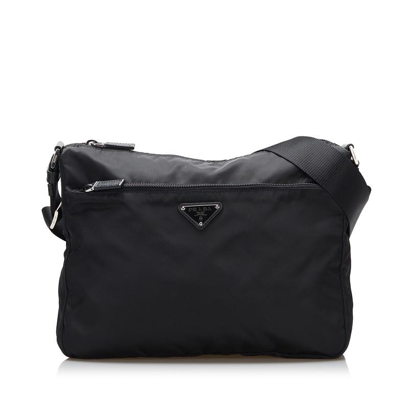PRADA（プラダ） 斜め掛け ショルダーバッグ 1BC421 ブラック ナイロン