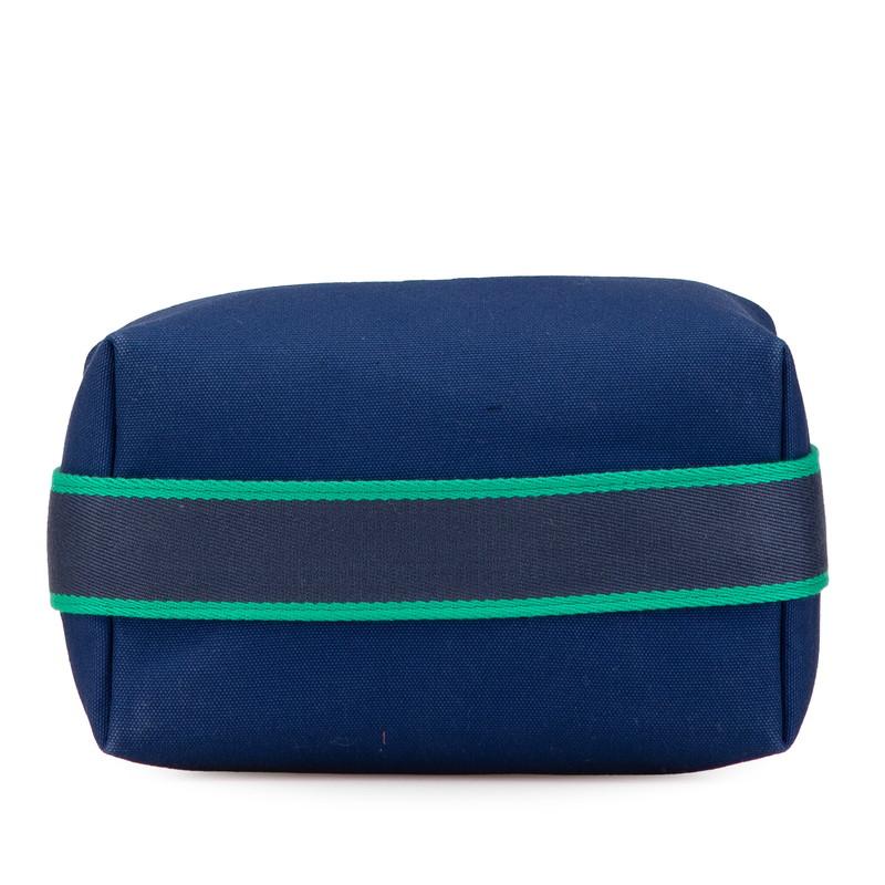 エルメス ブリッドアブラックPM ポーチ ハンドバッグ ネイビー