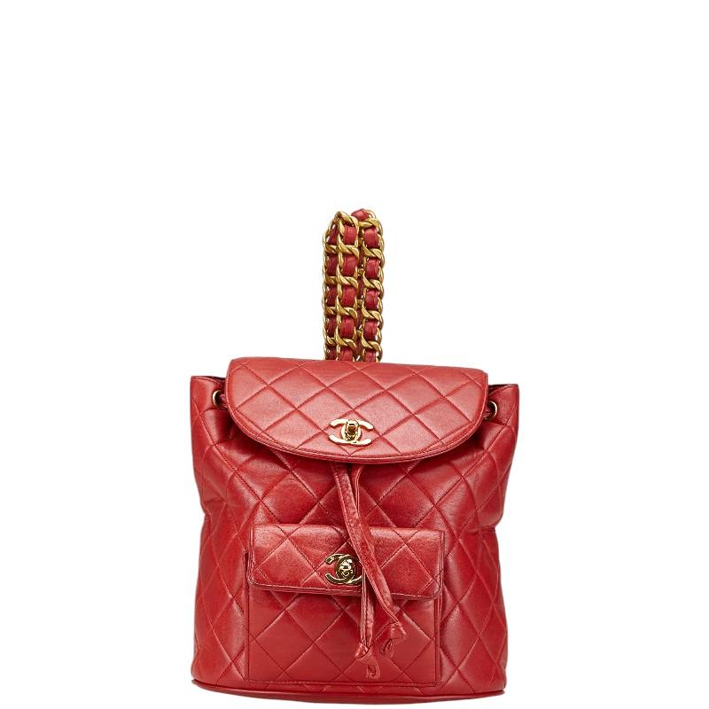 最終値下げ！美品！CHANEL リュックサック ラムスキン ココマーク CHANEL（シャネル） マトラッセ ココマーク リュック バックパック