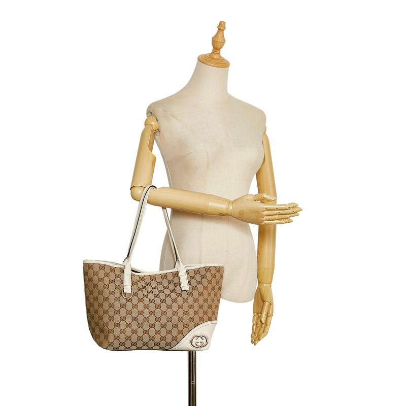 GUCCI グッチ GGキャンバス ニューブリット トートバッグ GUCCI グッチ GGキャンバス ニューブリット トートバッグ