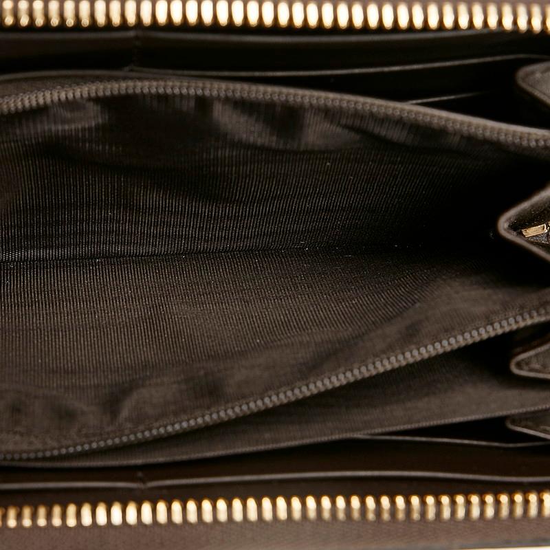 GUCCI（グッチ） GGキャンバス シェリーライン ラウンドファスナー 長