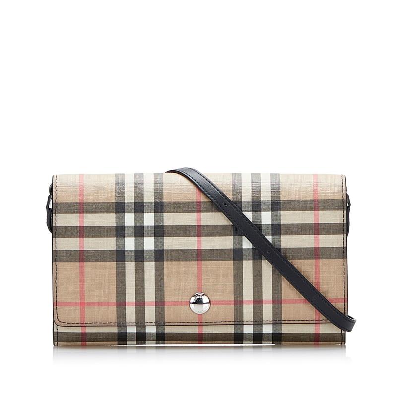BURBERRY バーバリー ノバチェック 斜め掛け ショルダーバッグ 