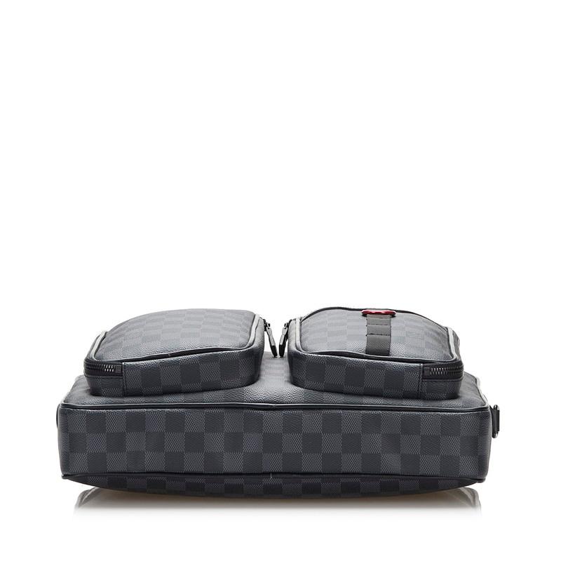 定番　ルイヴィトン ビジネスバッグ　ショルダーバッグ　タダオ ダミエグラフィット LOUIS VUITTON ルイ ヴィトン ダミエグラフィット タダオPM