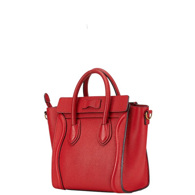 CELINE セリーヌ ラゲージ ナノショッパー ハンドバッグ ショルダー 