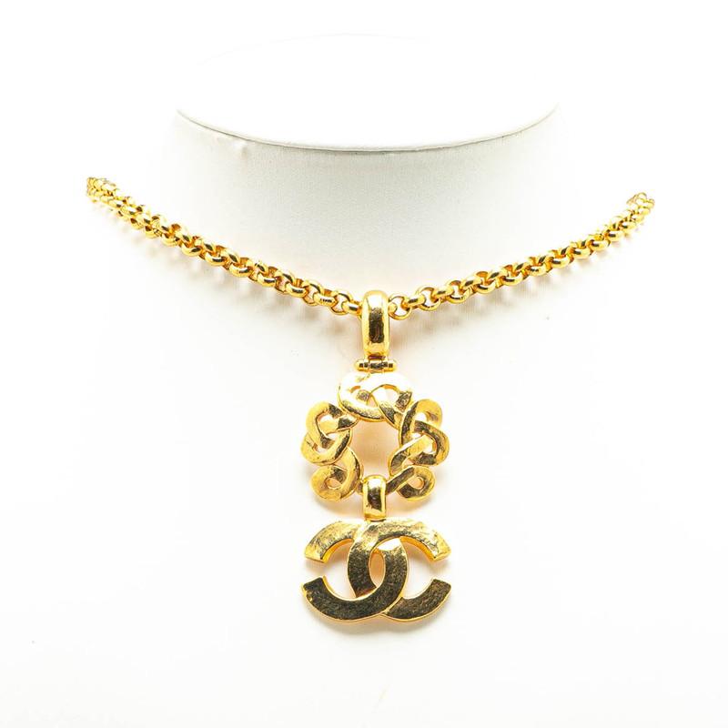 CHANEL（シャネル） ヴィンテージ ココマーク ネックレス ゴールド