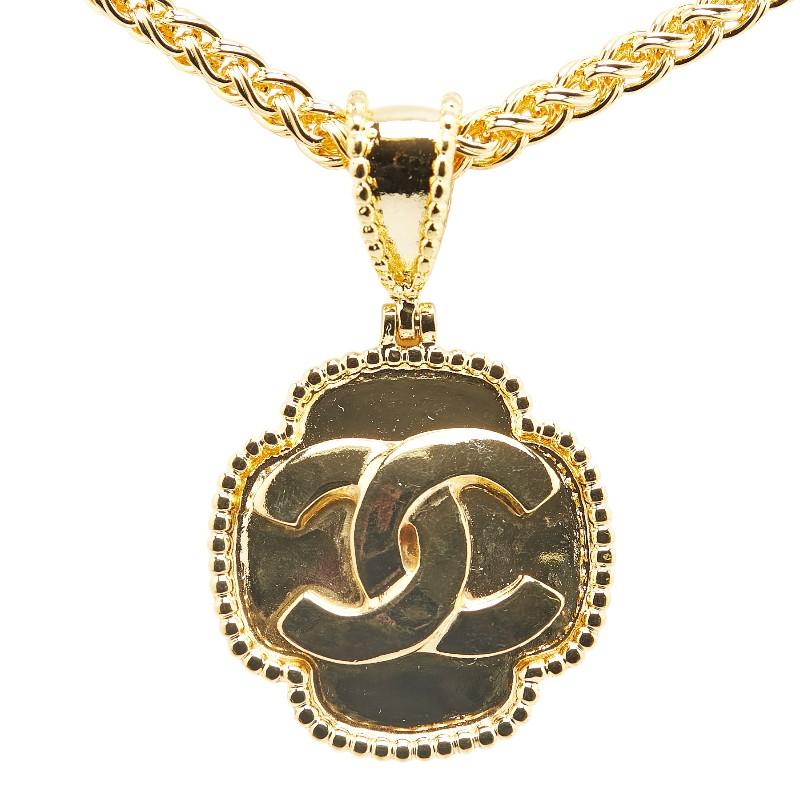 【中古】CHANEL シャネル ゴールドカラーココマークネックレス ヴィンテージ CHANEL（シャネル） ヴィンテージ ココマーク チェーン ネックレス