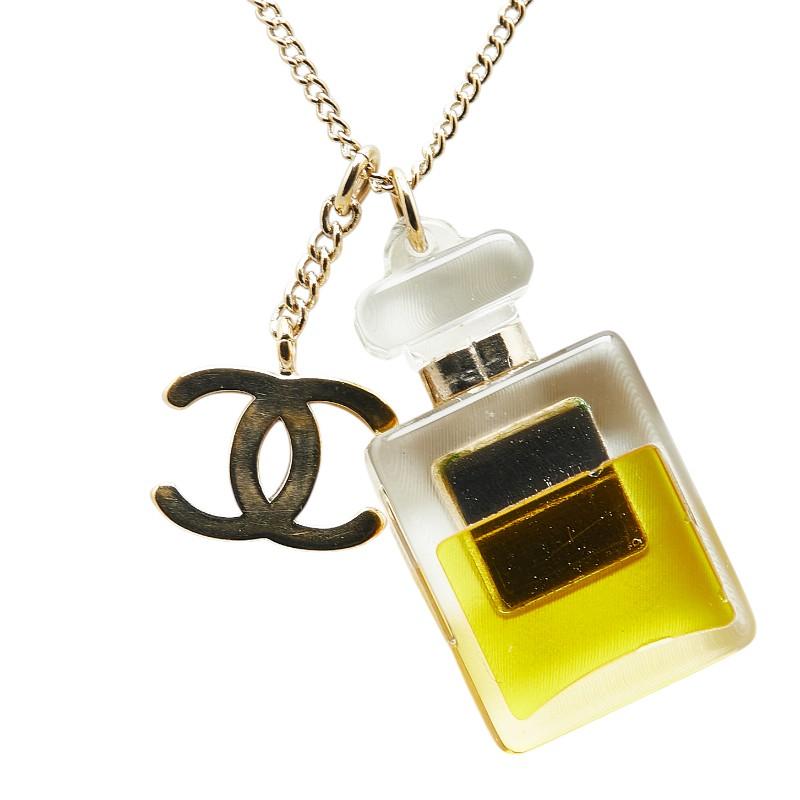 CHANEL 香水ボトルモチーフ ゴールドベルト シャネル ロゴ チェーンベルト GP ゴールド 香水瓶モチーフ