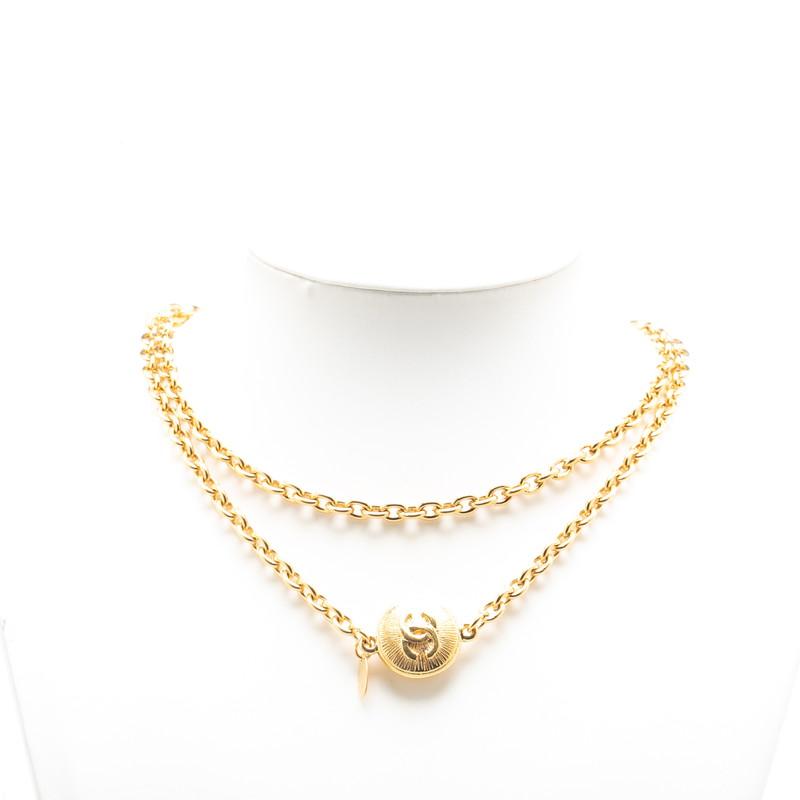 CHANEL シャネル ヴィンテージ ココマーク ネックレス ゴールド CHANEL シャネル ヴィンテージ ココマーク ネックレス ゴールド
