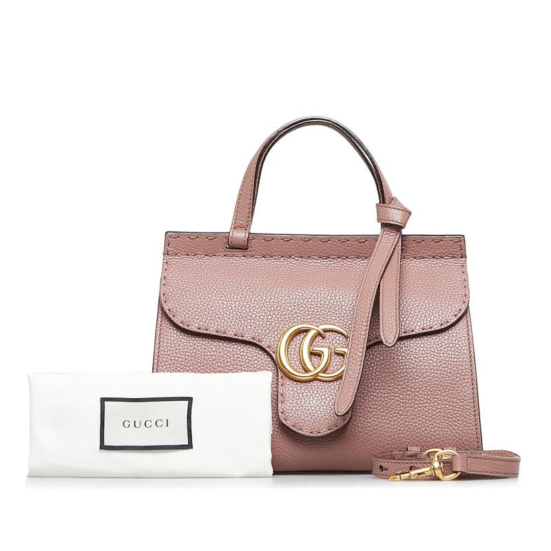 GUCCI グッチ GGマーモント トップハンドルバッグ ハンドバッグ GUCCI グッチ GGマーモント トップハンドルバッグ ハンドバッグ