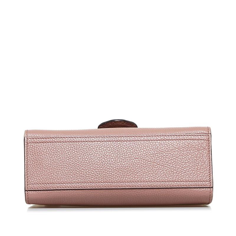 GUCCI グッチ/GGマーモント/トップハンドル2WAYバッグ/ピンクベージュ系/442622/204***/Aランク/04【中古】 GUCCI（グッチ） GGマーモント トップハンドルバッグ ハンドバッグ