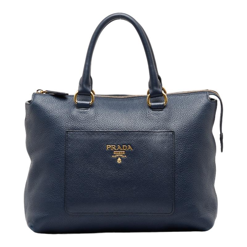 PRADA プラダ ハンドバッグ ショルダーバッグ 2WAY 1BA063 ネイビー 