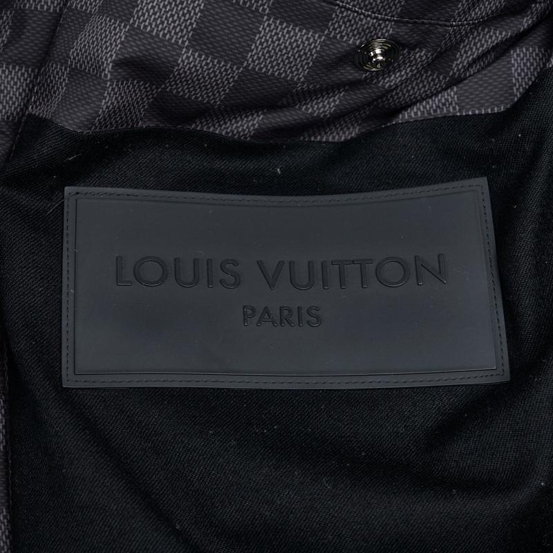 LOUIS VUITTON ルイ ヴィトン ダミエ ニット切替ダウン ダウン 