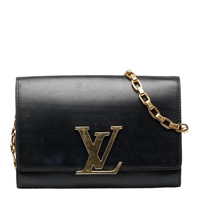 【良品】ルイ・ヴィトン　ポシェット　ルイーズGM　黒　ブラック　ノワール LOUIS VUITTON - 【良品】ルイ・ヴィトン ポシェット ルイーズGM 黒