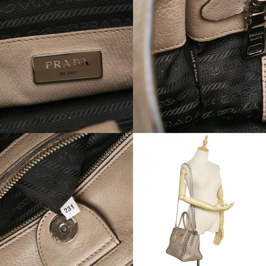 PRADA（プラダ） GLACE'CALF ハンドバッグ ショルダーバッグ 2WAY
