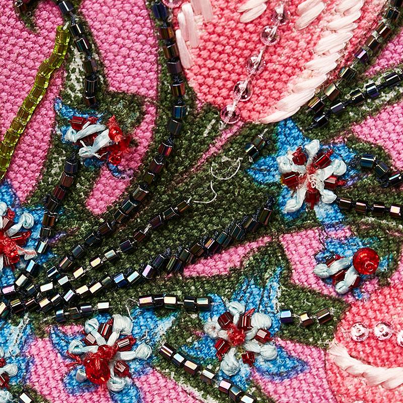 GUCCI グッチ ホースビット フローラ ビーズ ハンドバッグ GUCCI グッチ ホースビット フローラ ビーズ ハンドバッグ