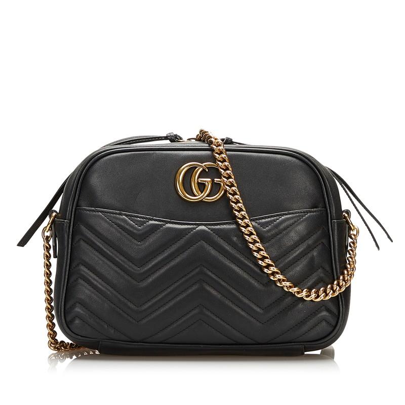 GUCCI グッチ GGマーモント キルティング 斜め掛け チェーン GUCCI グッチ GGマーモント キルティング 斜め掛け チェーン