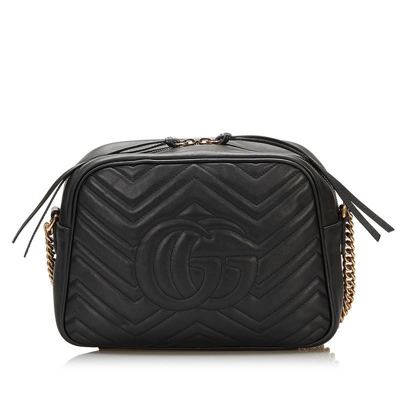 GUCCI グッチ GGマーモント キルティング 斜め掛け チェーン GUCCI グッチ GGマーモント キルティング 斜め掛け チェーン
