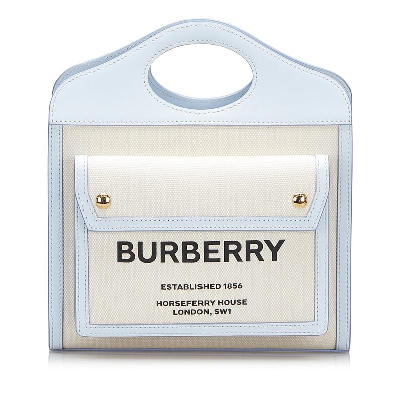 BURBERRY（バーバリー） ミニ ツートン ハンドバッグ ショルダーバッグ