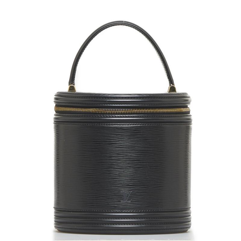 美品☆ルイヴィトン エピ カンヌ バニティバッグ ハンドバッグ　黒　ブラック カンヌ（LOUIS VUITTON） ルイヴィトン カンヌ M52226 エピ