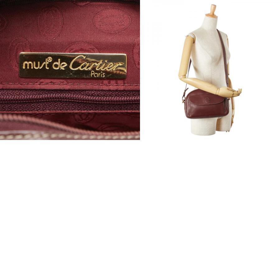 Cartier（カルティエ） マストライン ショルダーバッグ ワインレッド