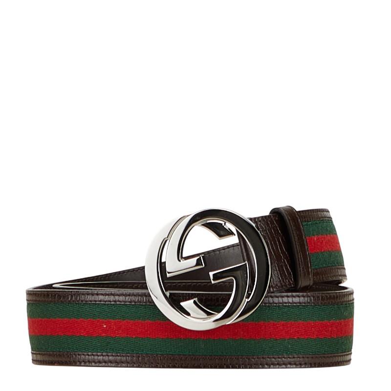 GUCCI（グッチ） インターロッキングG シェリーライン ベルト 85.34