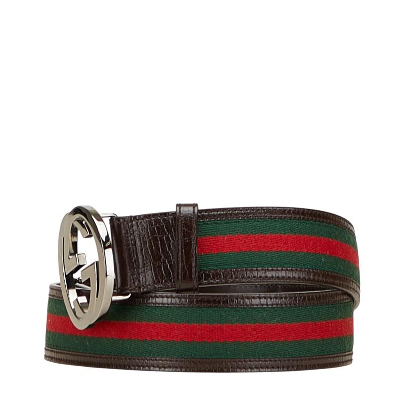 GUCCI（グッチ） インターロッキングG シェリーライン ベルト 85.34