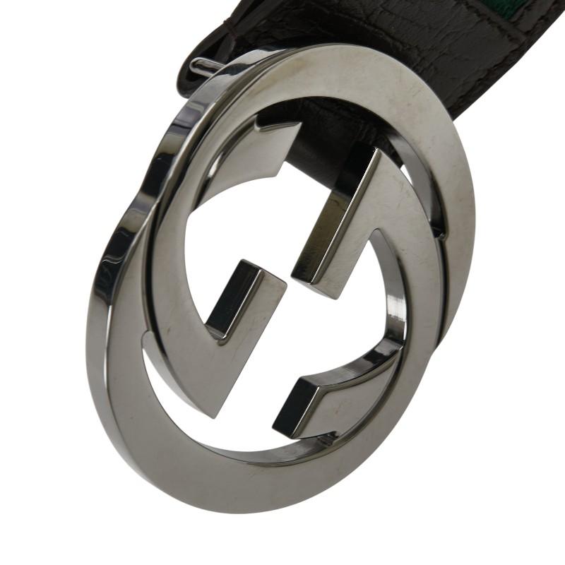 GUCCI（グッチ） インターロッキングG シェリーライン ベルト 85.34