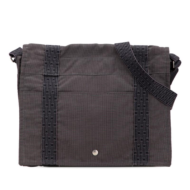 エルメス HERMES ショルダーバッグ エールライン バサスMM ビジネスバッグ ブラック HERMES（エルメス） エールライン バサスMM 斜め掛け ショルダーバッグ