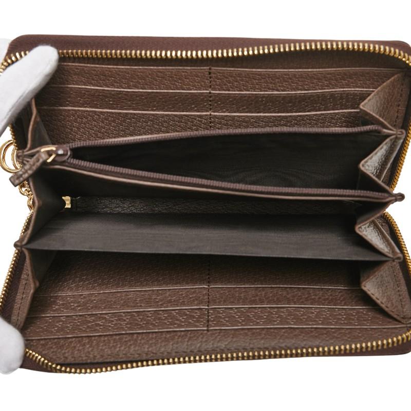 GUCCI グッチ 財布 オフィディア GGスプリーム 523154 ネイビー ベージュ PVC レザー ユニセックス ラウンドファスナー 長財布 シルバー金具 超美品【本物保証】 GUCCI（グッチ） （新品・未使用品）GUCCI 523154 オフィディア GG